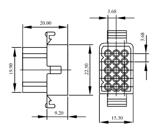 MFD-3x5F-корпус