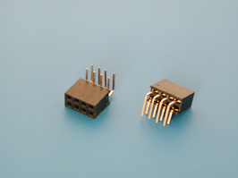pbd-r 2x04 (ds1024-2*4rf1) Гнезда в плату двухрядные,  шаг 2.54 мм. оптовые поставки компанией Восточный поток