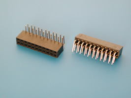 pbd-r 2x11 (ds1024-2*11rf1) Гнезда в плату двухрядные,  шаг 2.54 мм. оптовые поставки компанией Восточный поток