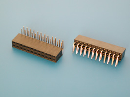 pbd-r 2x12 (ds1024-2*12rf1) Гнезда в плату двухрядные,  шаг 2.54 мм. оптовые поставки компанией Восточный поток